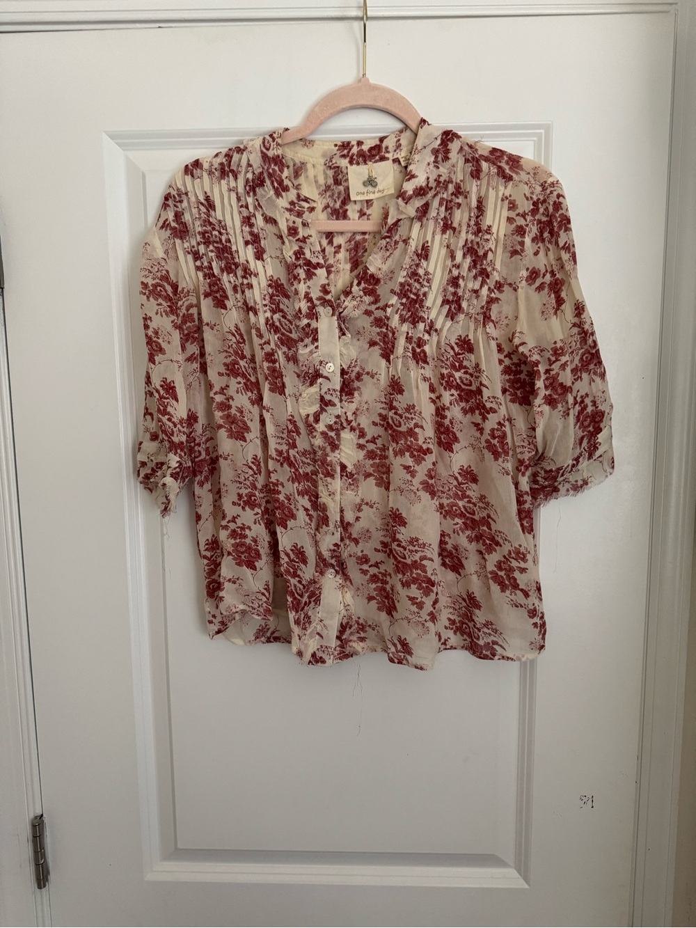 one fine day blouse size XS